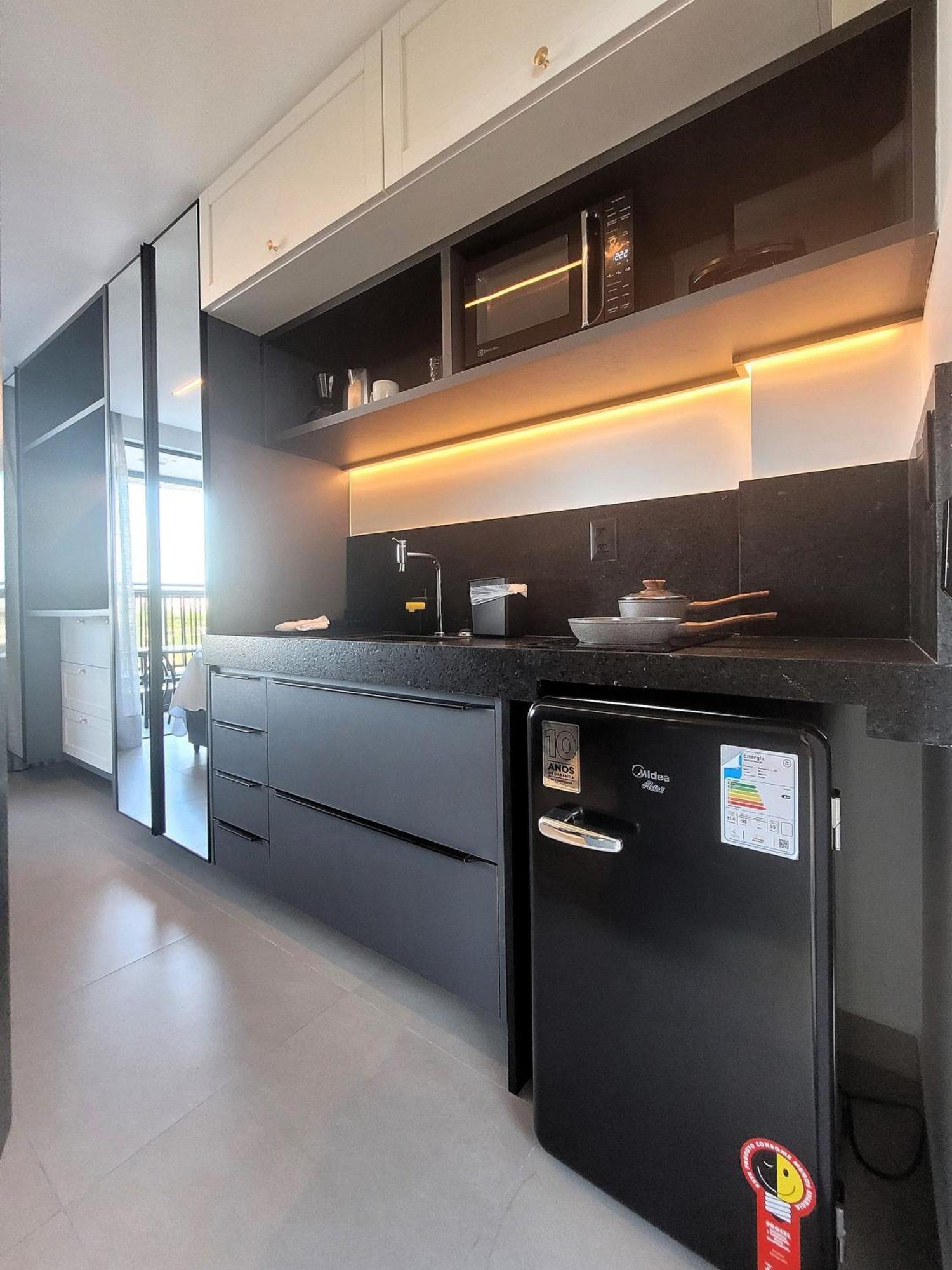 Flat 50m Da Com Varanda E Vista Mar