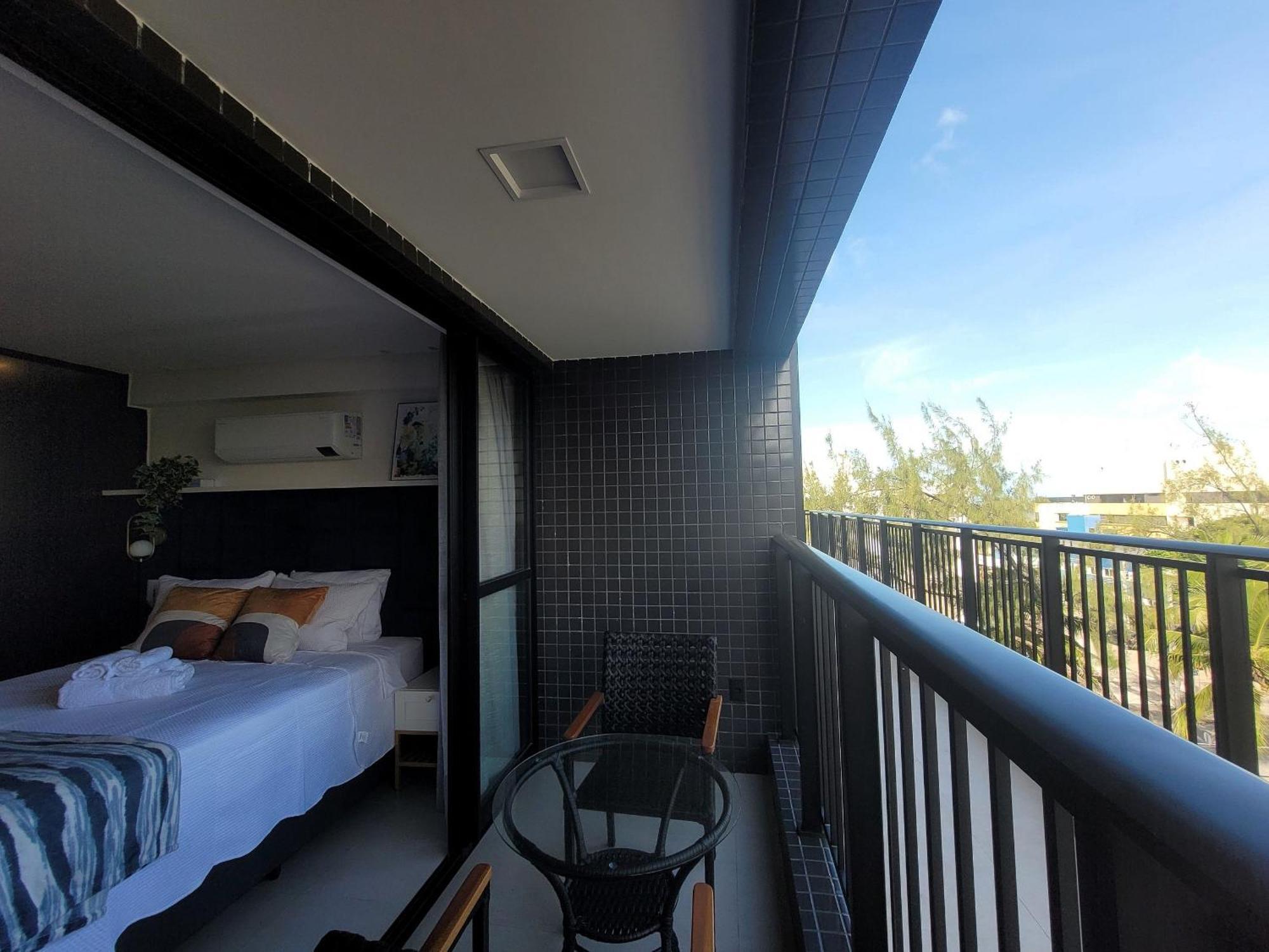 Flat 50m Da Com Varanda E Vista Mar Apartment *
