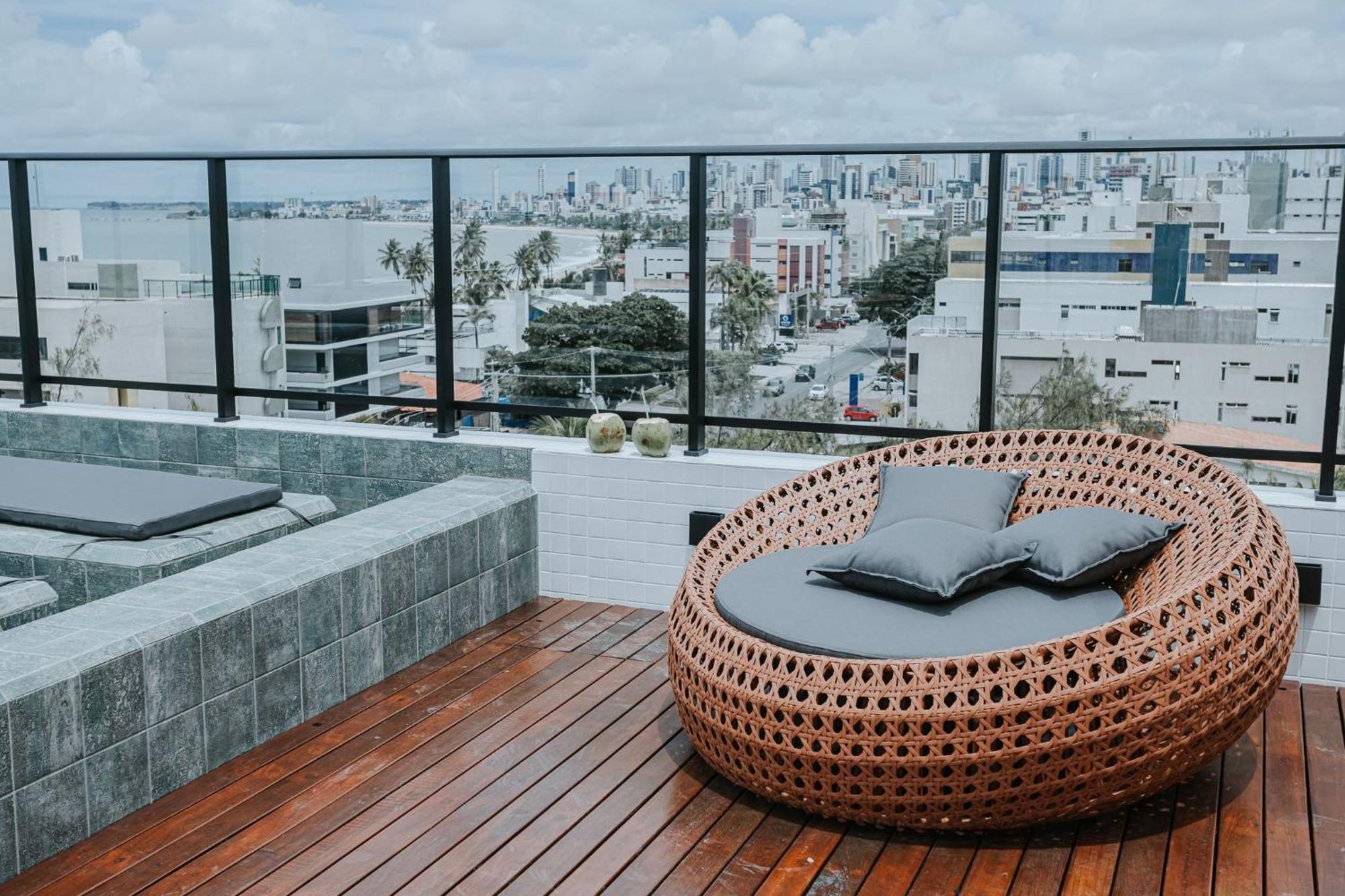 Apartment Flat 50m Da Com Varanda E Vista Mar Joao Pessoa