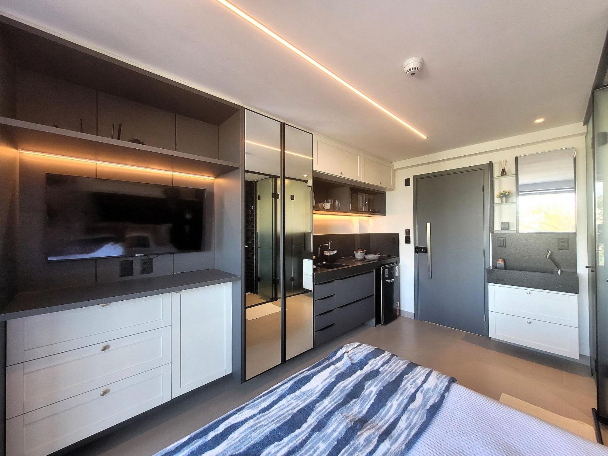 Flat 50m Da Com Varanda E Vista Mar Apartment *